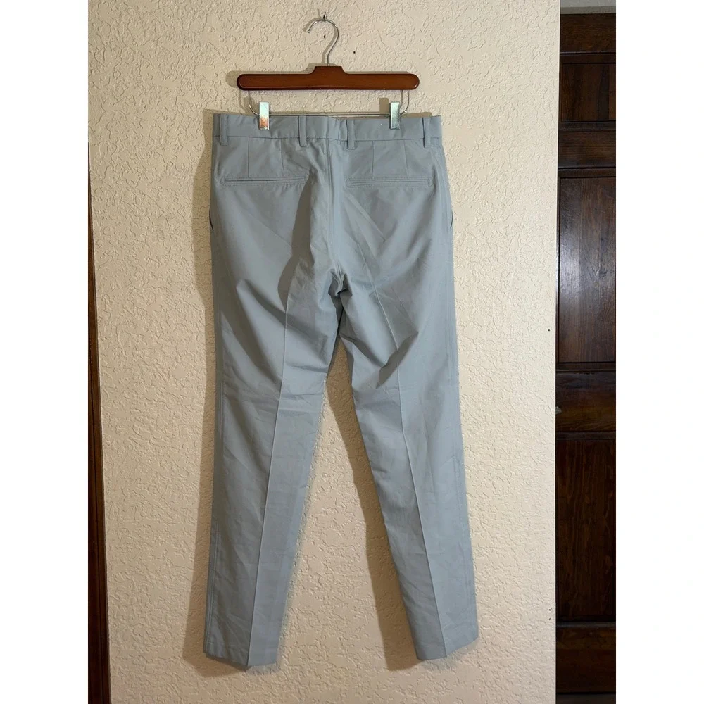 J.Lindeberg Elof Tight Light Poly Pants Light Blue 32/32 Mens Slim Golf Chinos